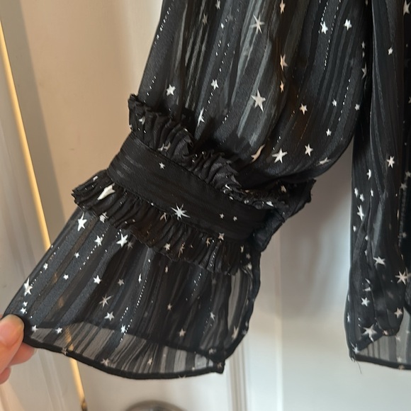 Violet + Claire Sheer Blouse - Picture 2 of 3